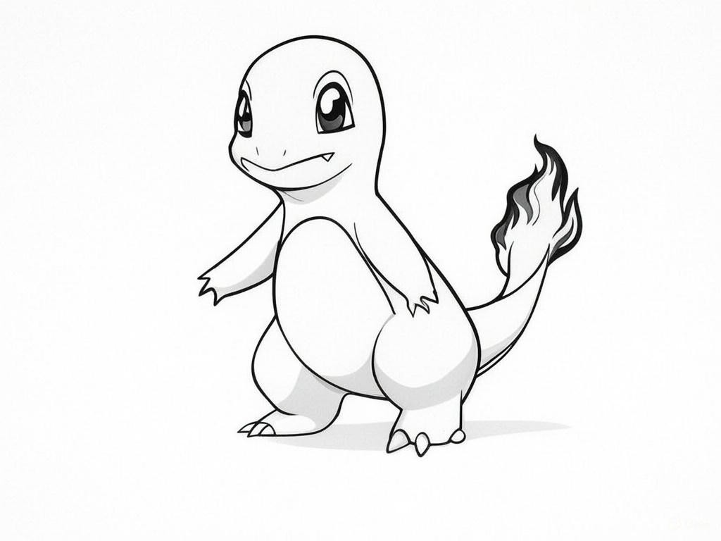 dessin pokemon salameche
