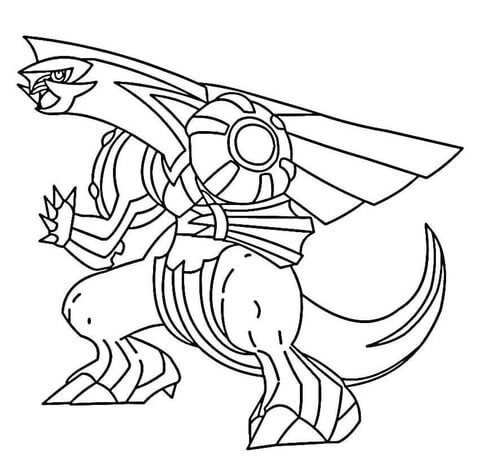 Coloriage pokemon palkia
