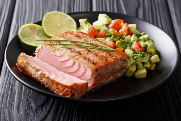 assiette de thon