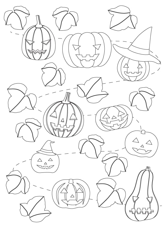 coloriage halloween a imprimer