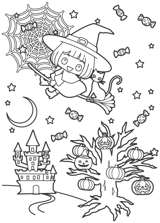 dessin halloween gratuit