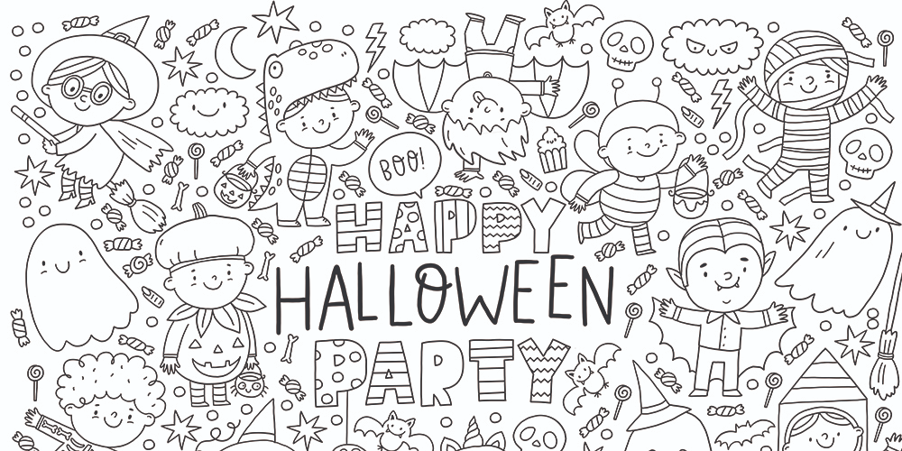 Coloriage halloween 