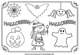 Coloriage fête d'halloween