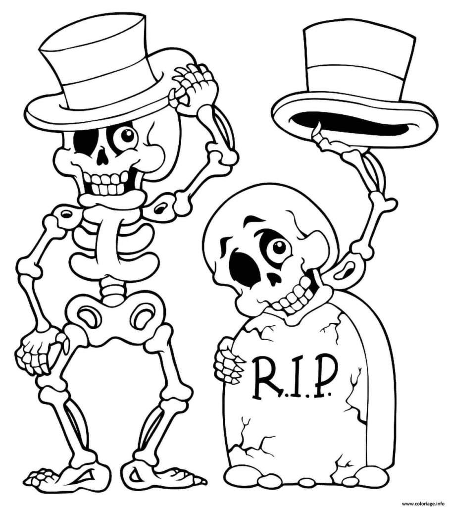 Coloriage à imprimer halloween 