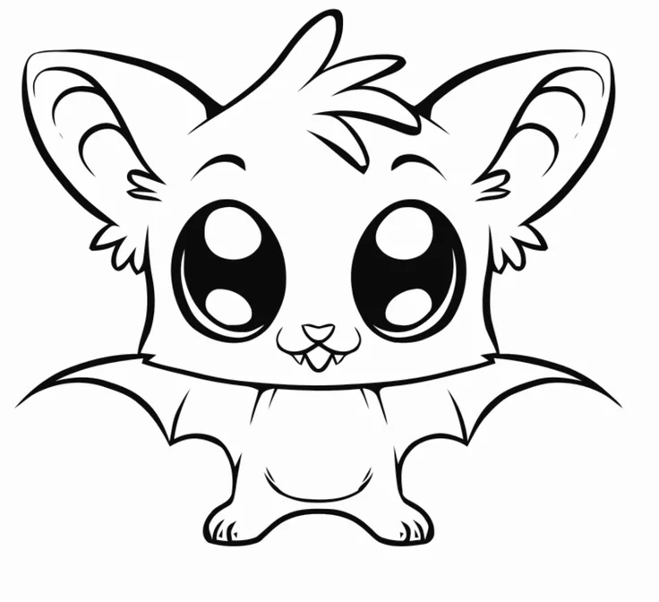 Coloriage chauve souris