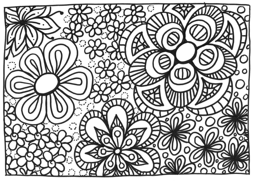 Mandala de fleurs
